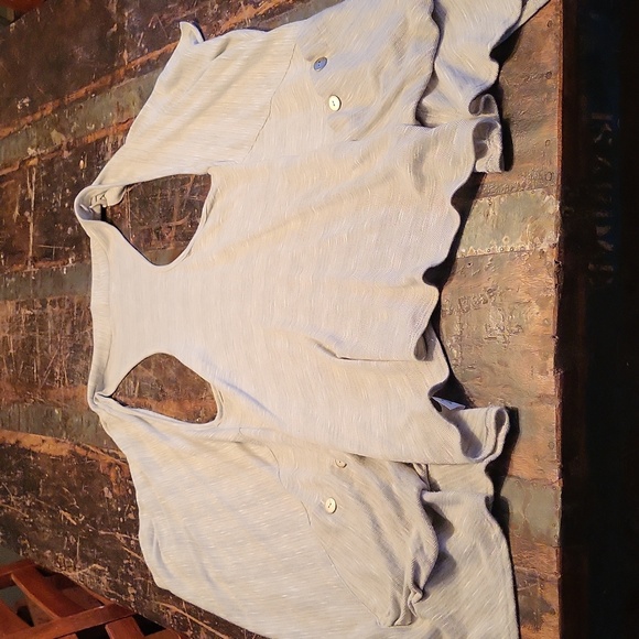 Nwot Threads Gray long vest medium - Picture 4 of 4